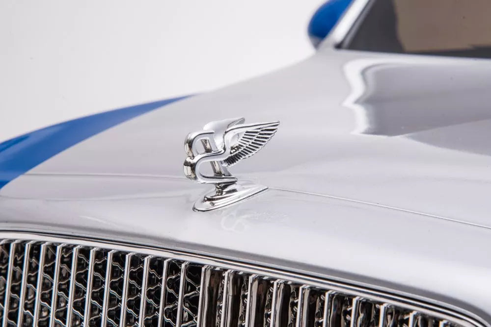 Akumuliatorinis automobilis Bentley Mulsanne, mėlynos spalvos, blizgus