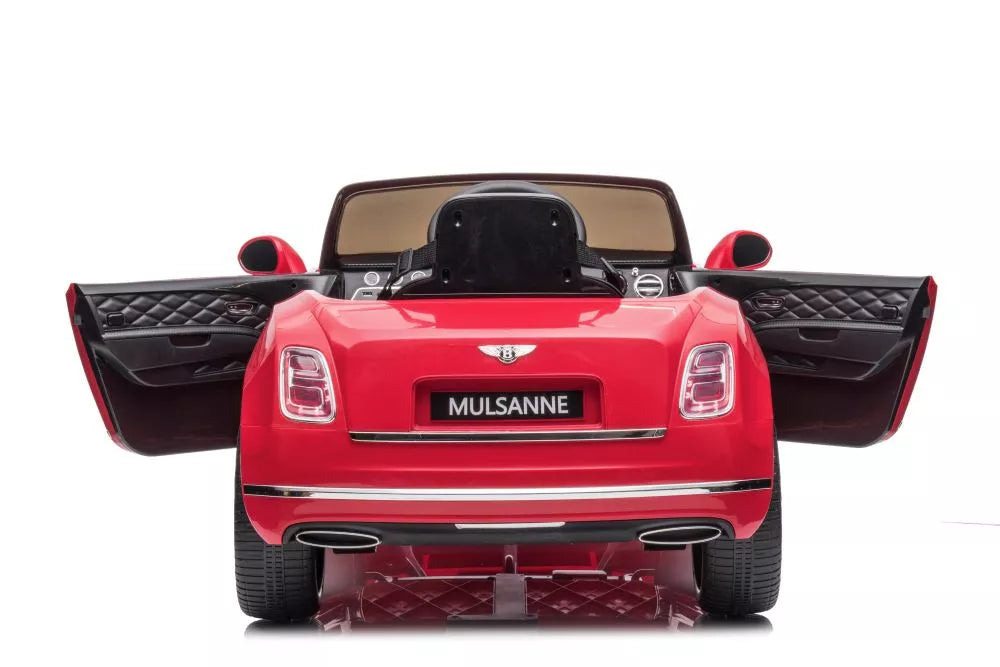 Akumuliatorinis automobilis Bentley Mulsanne, raudonas, lakuotas