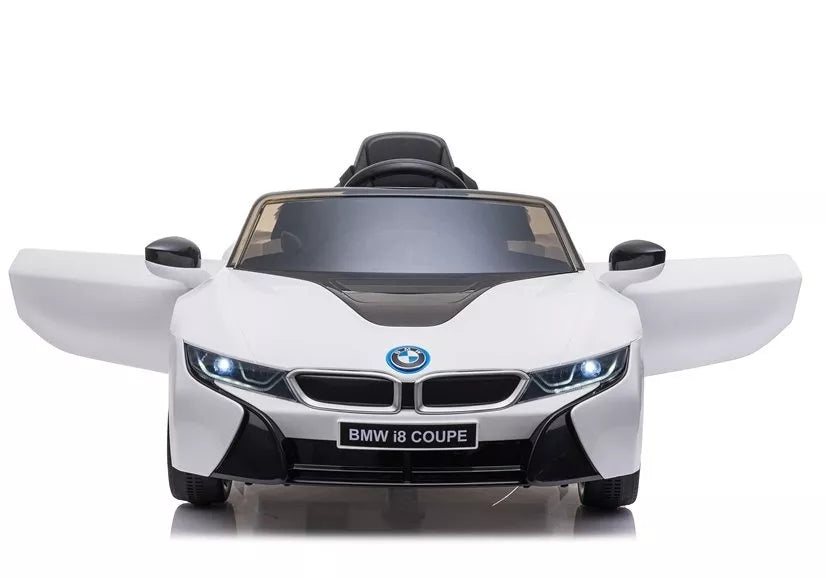 Akumuliatorinis automobilis BMW i8 Coupe baltas