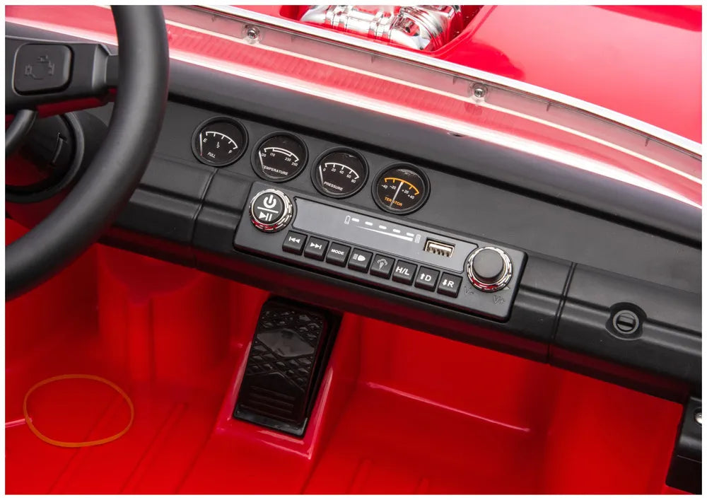 Akumuliatorinis automobilis Dodge Charger R/T DLS-K12 24V7Ah raudonas