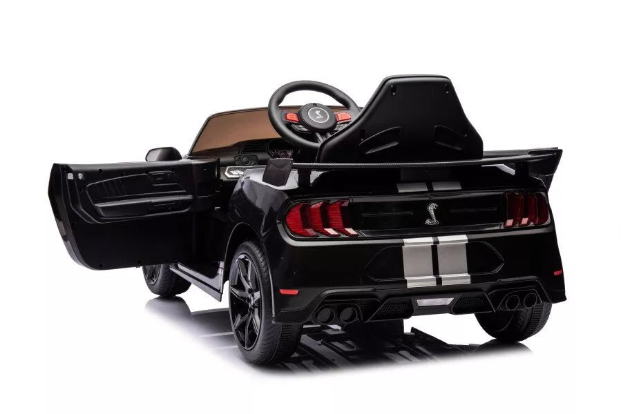 Akumuliatorinis automobilis Ford Mustang GT500 Shelby, juodas