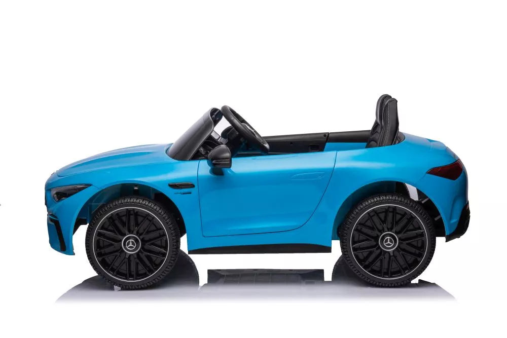Akumuliatorinis automobilis Mercedes AMG SL63, mėlynas lakuotas
