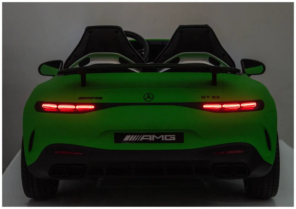 Akumuliatorinis automobilis Mercedes GT63 AMG DK-GT63 24V LCD, matinis žalias