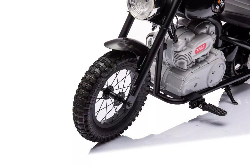 Akumuliatorinis motociklas A9902 36V, juodas