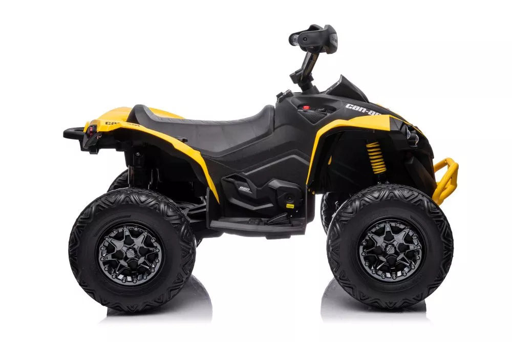 Elektrinis vaikiškas keturratis CAN-AM Renegade, geltonas