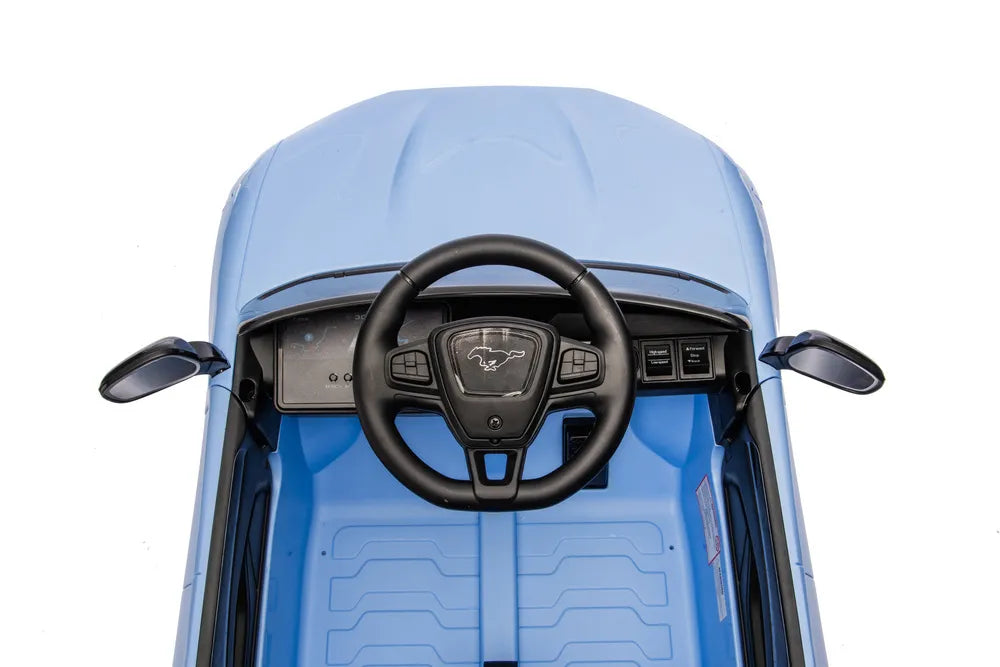 Elektromobilis vaikams Ford Mustang Mach-E, mėlynas, 24V