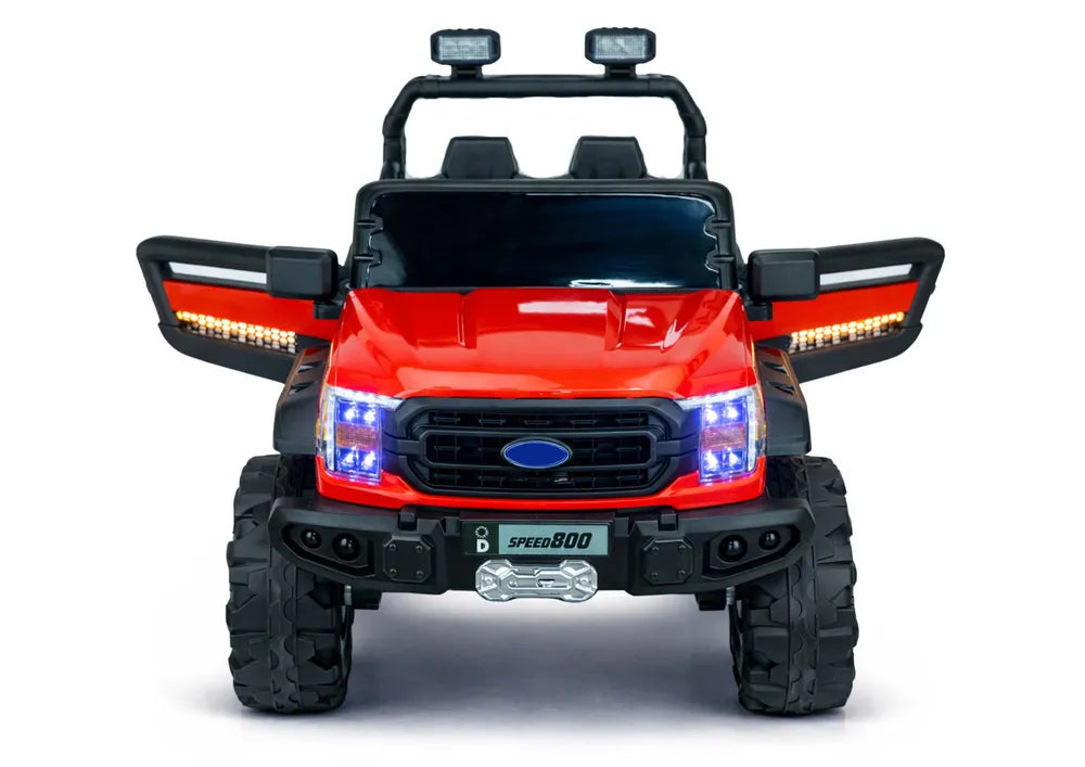 LEAN CARS 4x4 22F 12 V 10 Ah raudonas akumuliatorinis automobilis