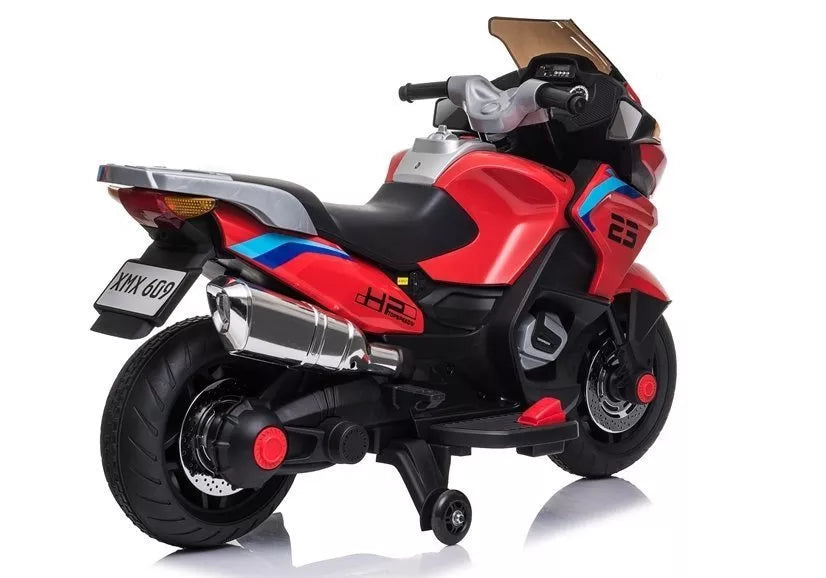 Vaikiškas akumuliatorinis motociklas LEAN CARS XMX609 raudonas