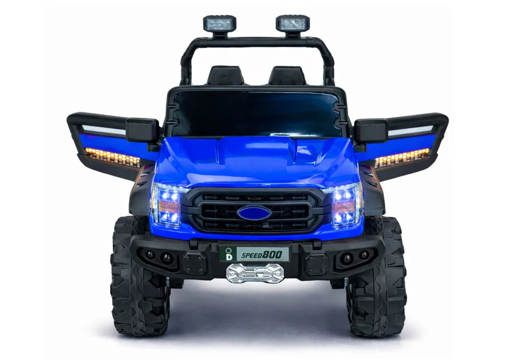 Vaikiškas elektromobilis 4x4 22F 12V10Ah Mėlynas