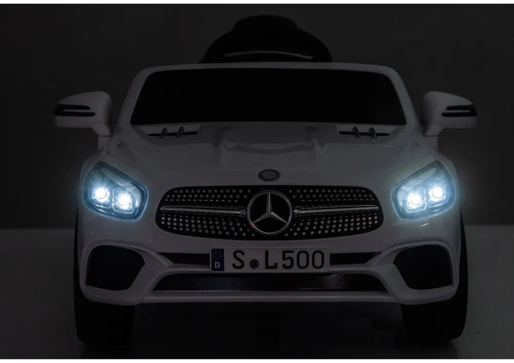 Vaikiškas elektromobilis Mercedes SL500 S506 Baltas