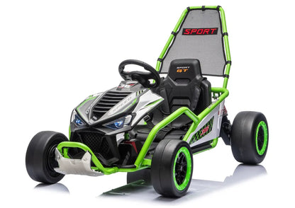 Akumuliatorinė transporto priemonė LEAN CARS DM-107 24V 7Ah DRIFT Balta