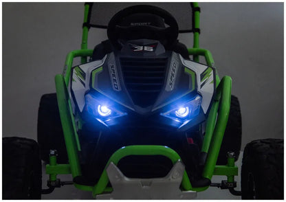 Akumuliatorinė transporto priemonė LEAN CARS DM-107 24V 7Ah DRIFT Balta