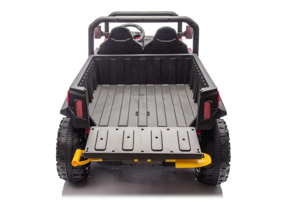 Akumuliatorinis automobilis 6 ratais LEAN CARS XB-1038A 4x4 24V Raudonas