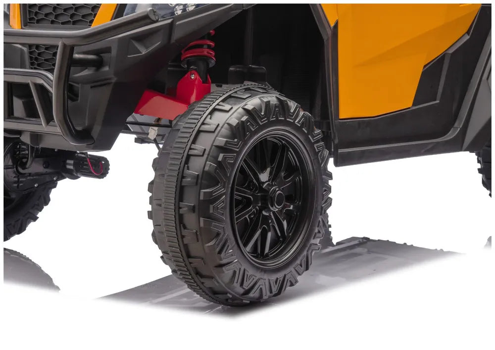 Akumuliatorinis automobilis 6 ratų XB-1038A 4x4 24V Oranžinis