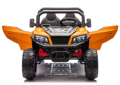 Akumuliatorinis automobilis 6 ratų XB-1038A 4x4 24V Oranžinis