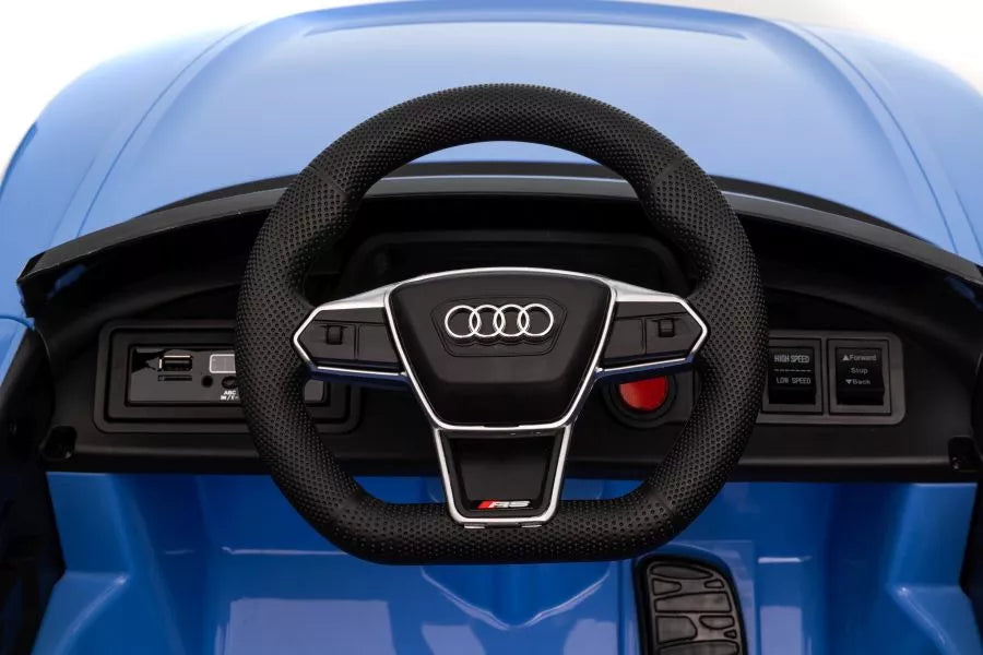 Akumuliatorinis automobilis Audi E-Tron GT, mėlynas, QLS-6688