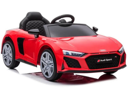 Akumuliatorinis automobilis Audi R8 Lift A300 su LED žibintais ir nuotolinio valdymo pulteliu, raudonas