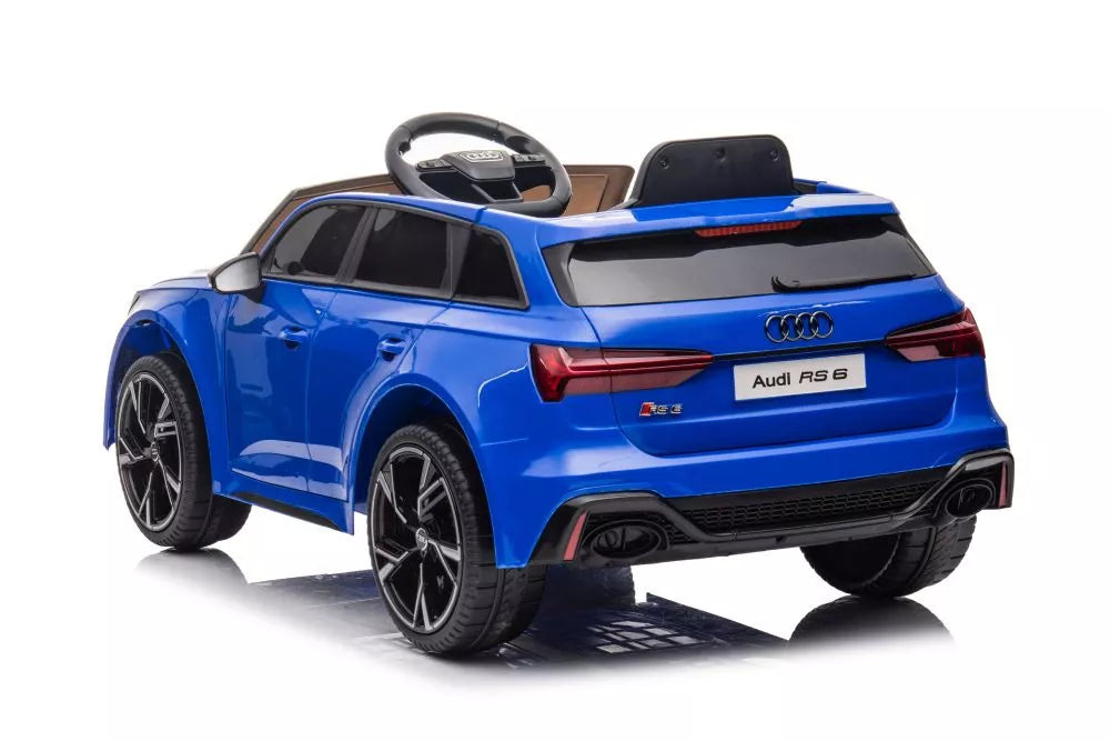 Akumuliatorinis automobilis Audi RS6 BRD-2118 Mėlynas