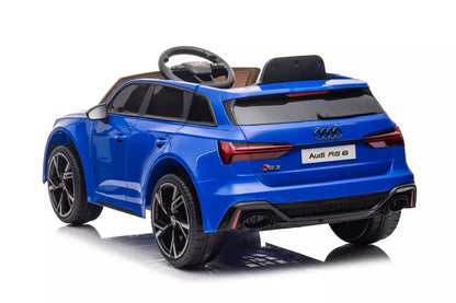 Akumuliatorinis automobilis Audi RS6 BRD-2118 Mėlynas