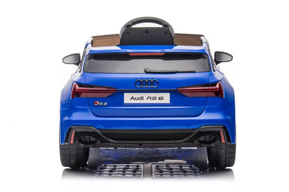 Akumuliatorinis automobilis Audi RS6 BRD-2118 Mėlynas