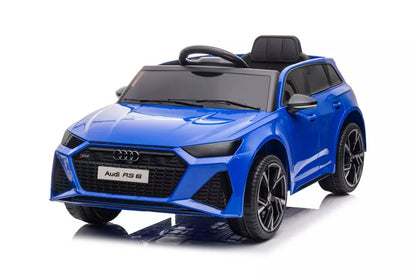 Akumuliatorinis automobilis Audi RS6 BRD-2118 Mėlynas