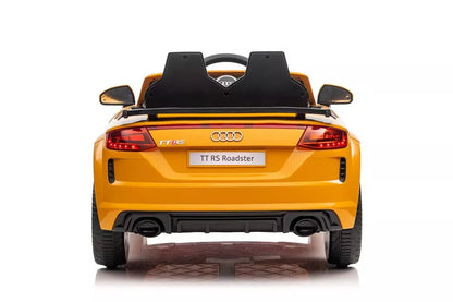 Akumuliatorinis automobilis Audi TT RS Roadster geltonas