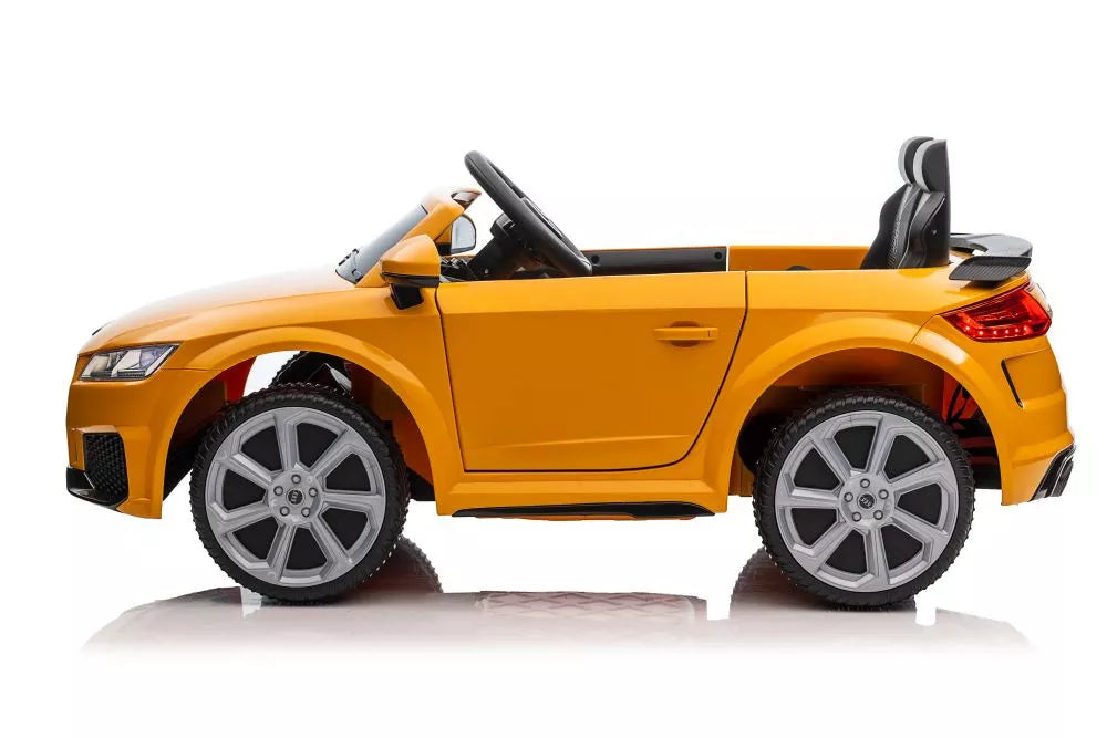 Akumuliatorinis automobilis Audi TT RS Roadster geltonas