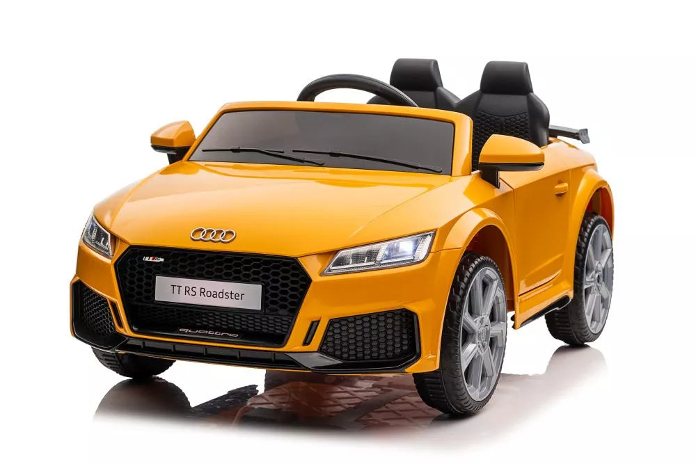 Akumuliatorinis automobilis Audi TT RS Roadster geltonas