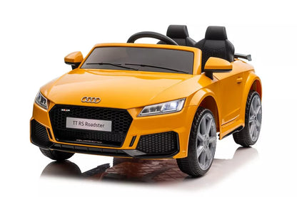 Akumuliatorinis automobilis Audi TT RS Roadster geltonas