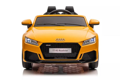Akumuliatorinis automobilis Audi TT RS Roadster geltonas