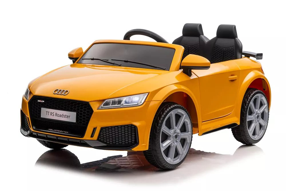 Akumuliatorinis automobilis Audi TT RS Roadster geltonas