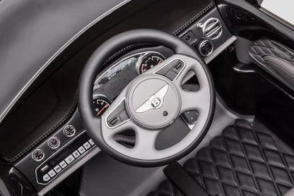 Akumuliatorinis automobilis Bentley Mulsanne juodas lakuotas