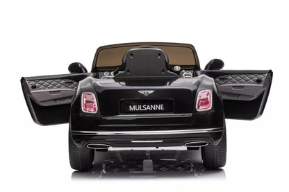 Akumuliatorinis automobilis Bentley Mulsanne juodas lakuotas