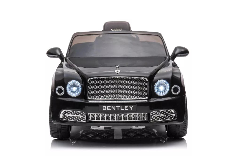 Akumuliatorinis automobilis Bentley Mulsanne juodas lakuotas