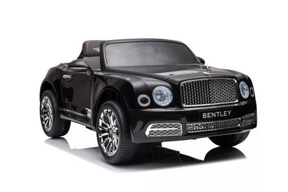 Akumuliatorinis automobilis Bentley Mulsanne juodas lakuotas