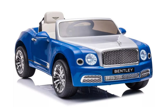 Akumuliatorinis automobilis Bentley Mulsanne, mėlynas
