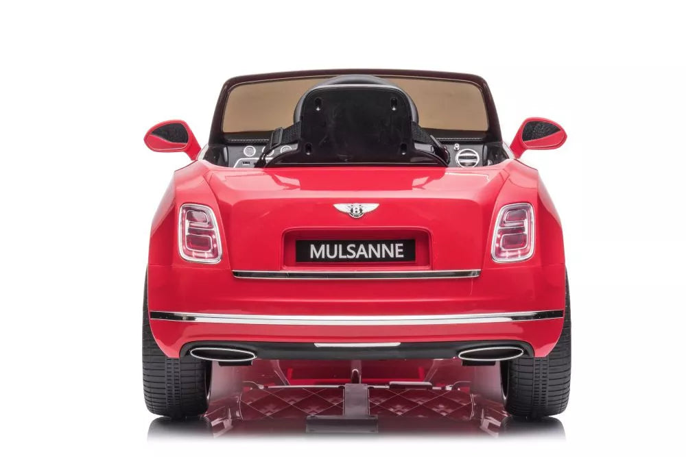 Akumuliatorinis automobilis Bentley Mulsanne, raudonas, lakuotas