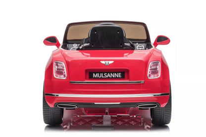 Akumuliatorinis automobilis Bentley Mulsanne, raudonas, lakuotas