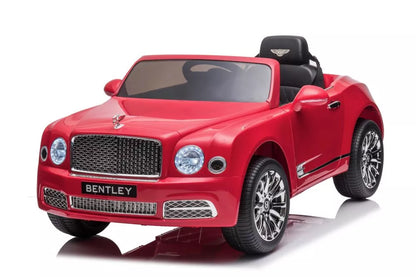Akumuliatorinis automobilis Bentley Mulsanne, raudonas, lakuotas