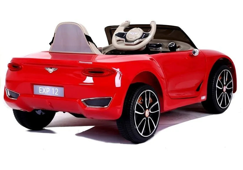 Akumuliatorinis automobilis Bentley, raudona lakuota versija