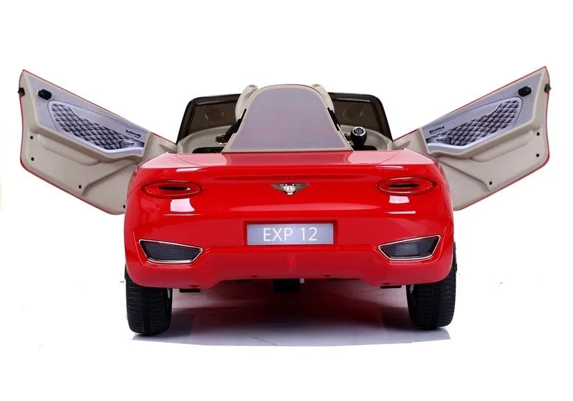 Akumuliatorinis automobilis Bentley, raudona lakuota versija