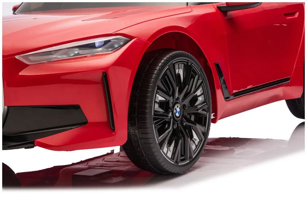 Akumuliatorinis automobilis BMW i4 4x4 JE1009 raudonas