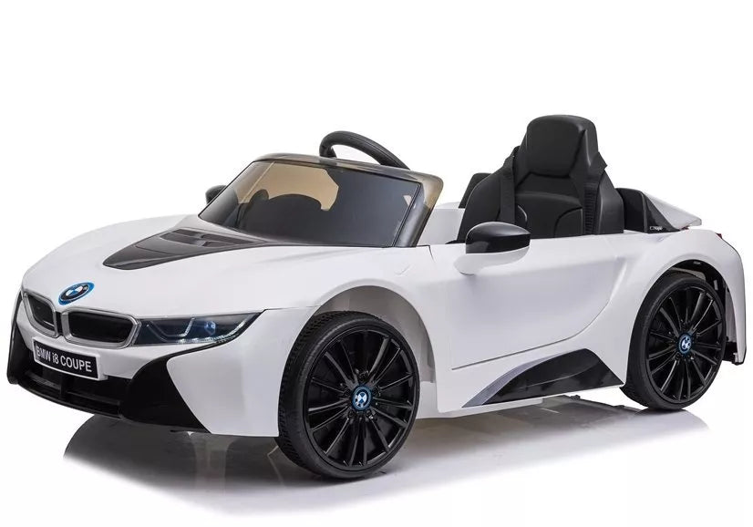Akumuliatorinis automobilis BMW i8 Coupe baltas