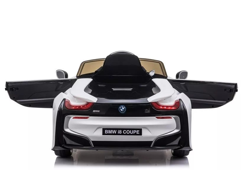 Akumuliatorinis automobilis BMW i8 Coupe baltas