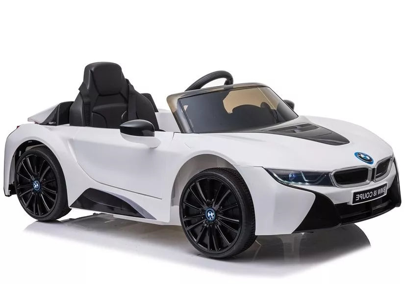 Akumuliatorinis automobilis BMW i8 Coupe baltas