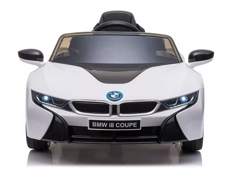 Akumuliatorinis automobilis BMW i8 Coupe baltas