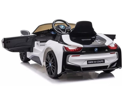 Akumuliatorinis automobilis BMW i8 Coupe baltas