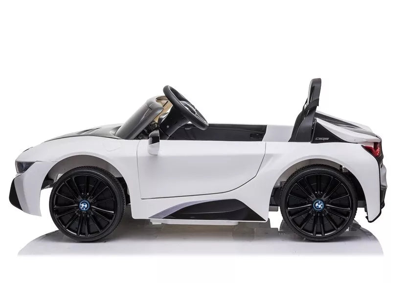Akumuliatorinis automobilis BMW i8 Coupe baltas