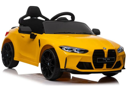 Akumuliatorinis automobilis BMW M4 geltonas