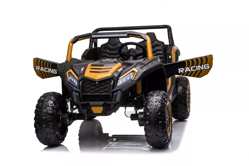 Akumuliatorinis automobilis Buggy A032 EVA auksinis
